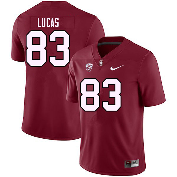 Men-Youth #83 Kale Lucas Stanford Cardinal College 2023 Football Stitched Jerseys Sale-Cardinal